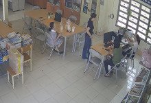 Let's watch the teacher dipping shoeplay in her office 24