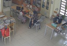 Let's watch the teacher dipping shoeplay in her office 37