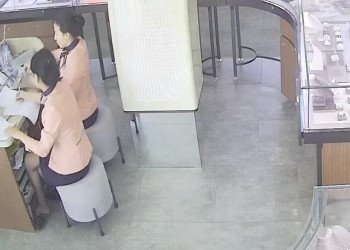 The jewelry store girls in black nylon dangling shoeplay daily show 31