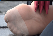 So sexy white nylon sole