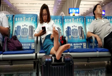 The girl with glasses show us her perfect nylon sole