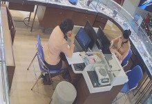 The jewelry store hostess in black nylon dipping shoeplay 28