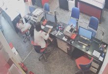 The jewelry store hostess in white dress great dipping shoeplay 25