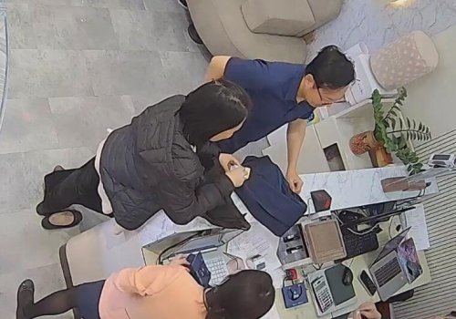 The beautiful ladys are buying jewelry.