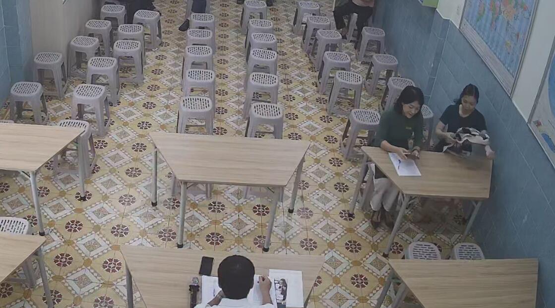 Teachers are having their weekly meeting