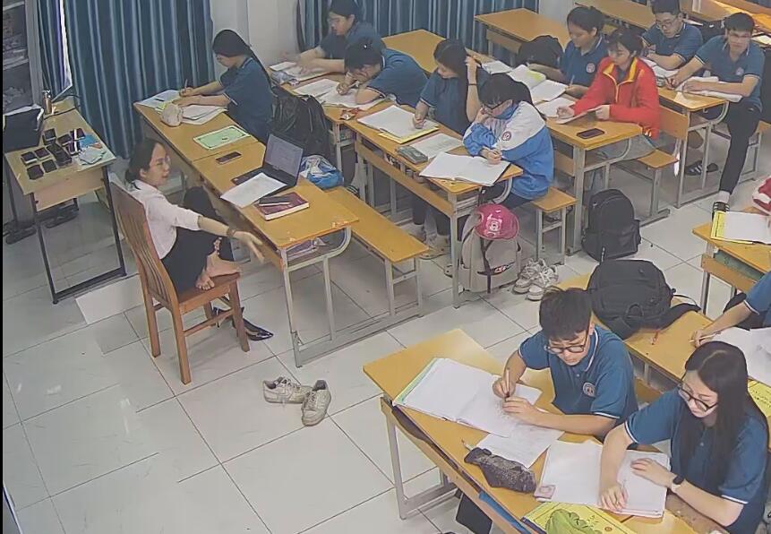 She is the shoeplay queen of teachers 29