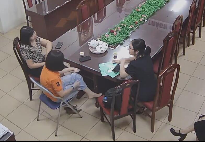 The teacher dipping and shoeplay after class in her office 3