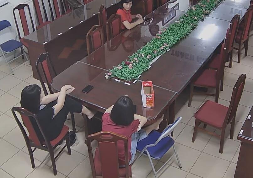 The teacher dipping and shoeplay after class in her office 6