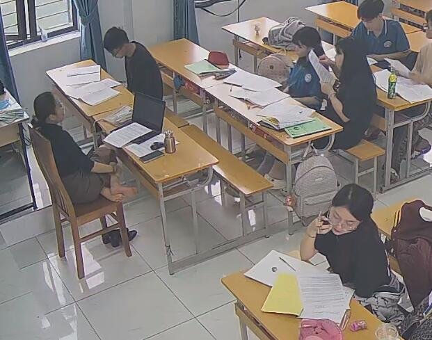 The reserved video of our teacher shoeplay queen 1