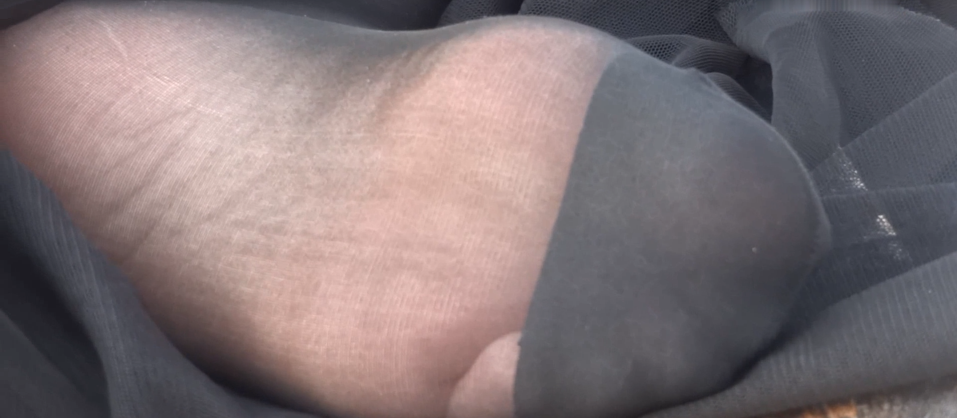 Very sexy black nylon sole