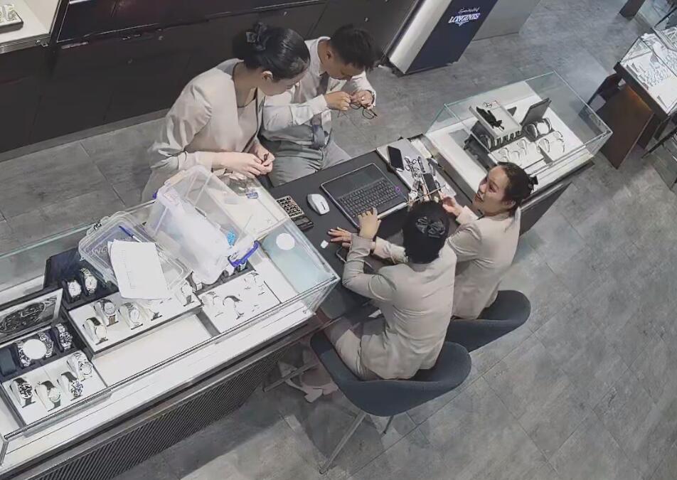 The jewelry store hostess in white dress and white heels sit down shoeplay 3